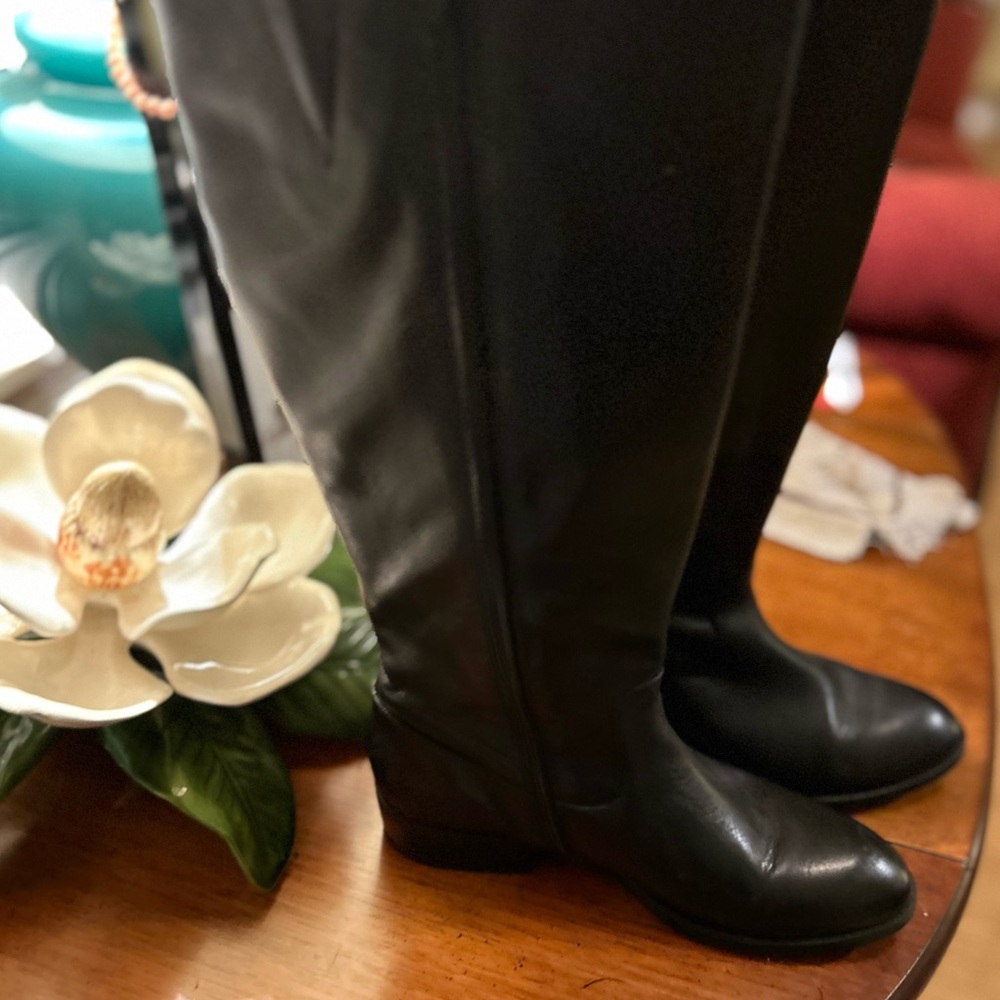 LAUREN RALPH LAUREN MASIKA LEATHER RIDING BOOTS SIZE 7.5B - Picture 6 of 11